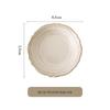 French Retro Lily of the Valley Tableware Set: Ceramic Dinner Plates, Rice Bowls, Steamed Fish Plates, and Household Dish Set.