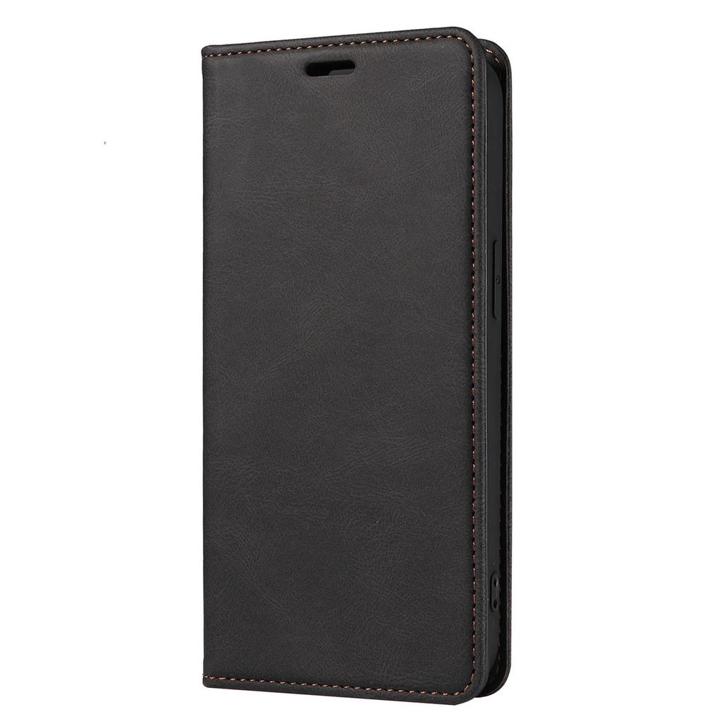 For Samsung Galaxy S24+ Magnetic Case PU Leather Card Slots Phone Cover
