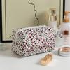 Floral Print Travel Portable Minimalist Large Capacity Soft Storage Makeup Bag