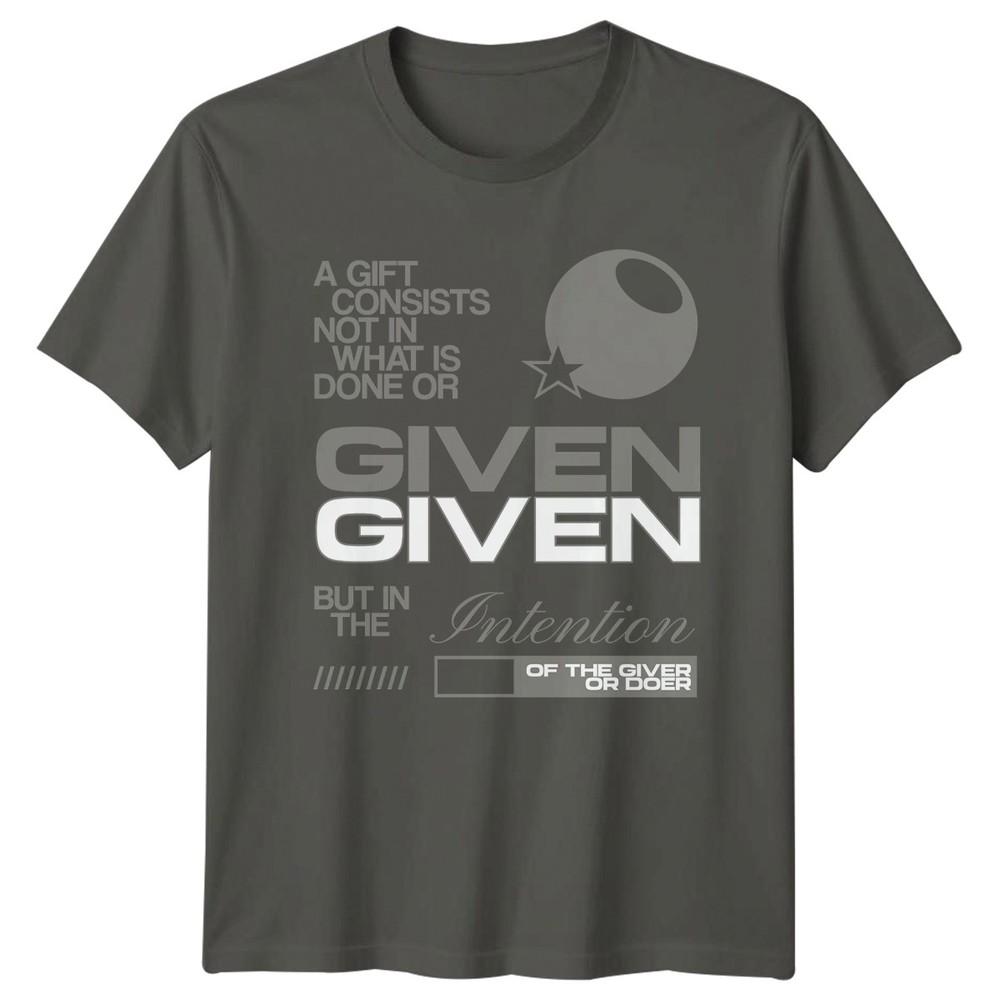 A Gift Consists Not In TShirt Stoicism Motivation Birthday Gift For Him And Her S