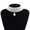 Pearl Jewelry Gift Multi-layer Necklace Elegant Faux Party