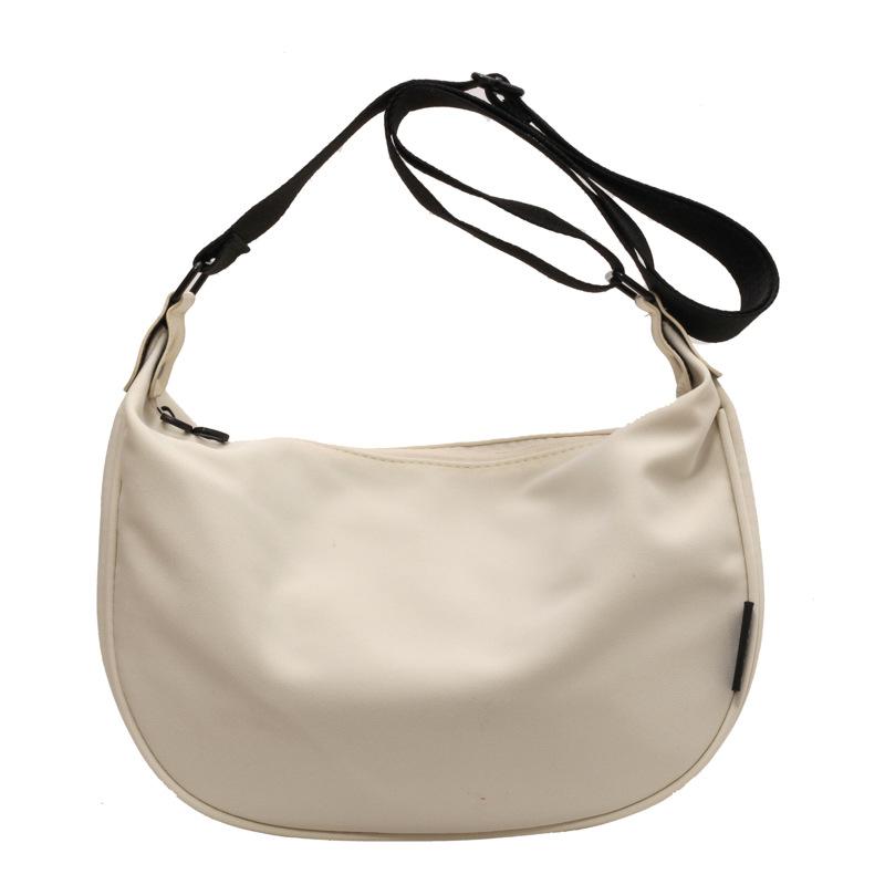 Lazy Wind Crescent Moon Bag Women'S Niche Simple Messenger Bag Dumpling Bag Sports And Leisure Wind Shoulder Bag Large Capacity Women'S Bag