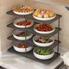 Multi-Layer Hot Pot Prep Dish Holder & Storage Rack