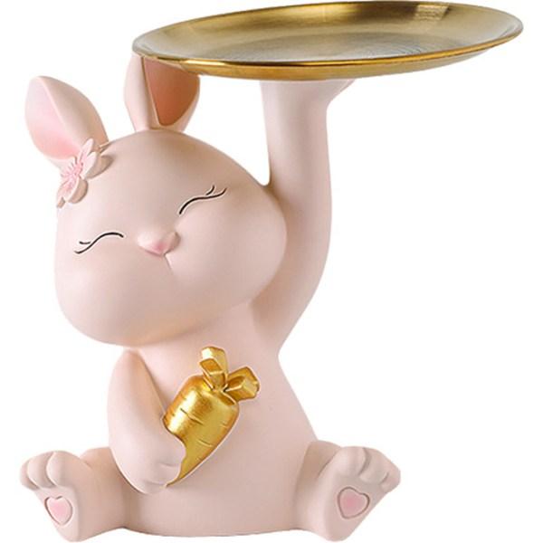 

Брелок для ключей Laughing Rabbit, розовый, 1 корейская игрушка