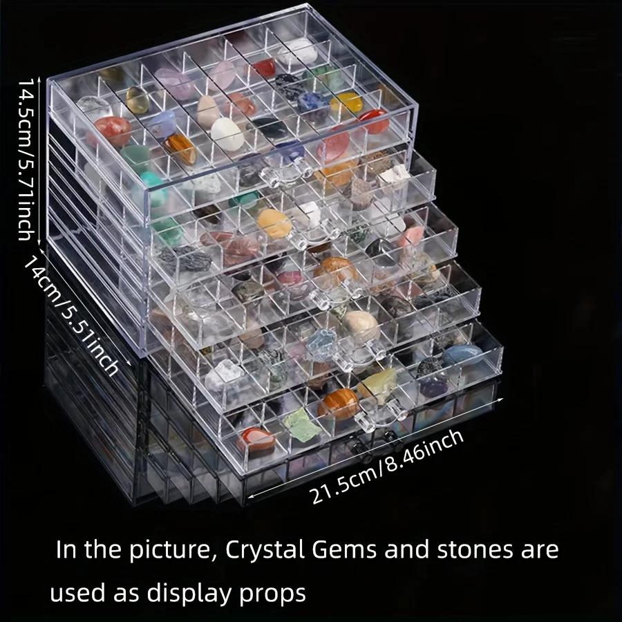 Crystal Display Case - Transparent Plastic