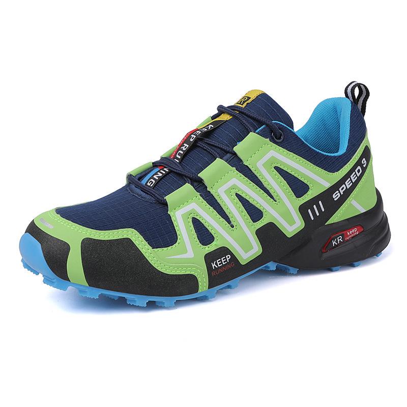 Men's Cross-Country Running Shoes, Breathable and Comfortable, Large Size, Suitable for Outdoor Sports and Casual Wear