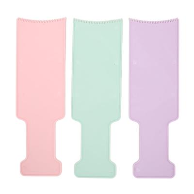 3 Farben Balayage Strähnen Paddle Färbefolie Färben Balayage Board Set für Haarblondierung