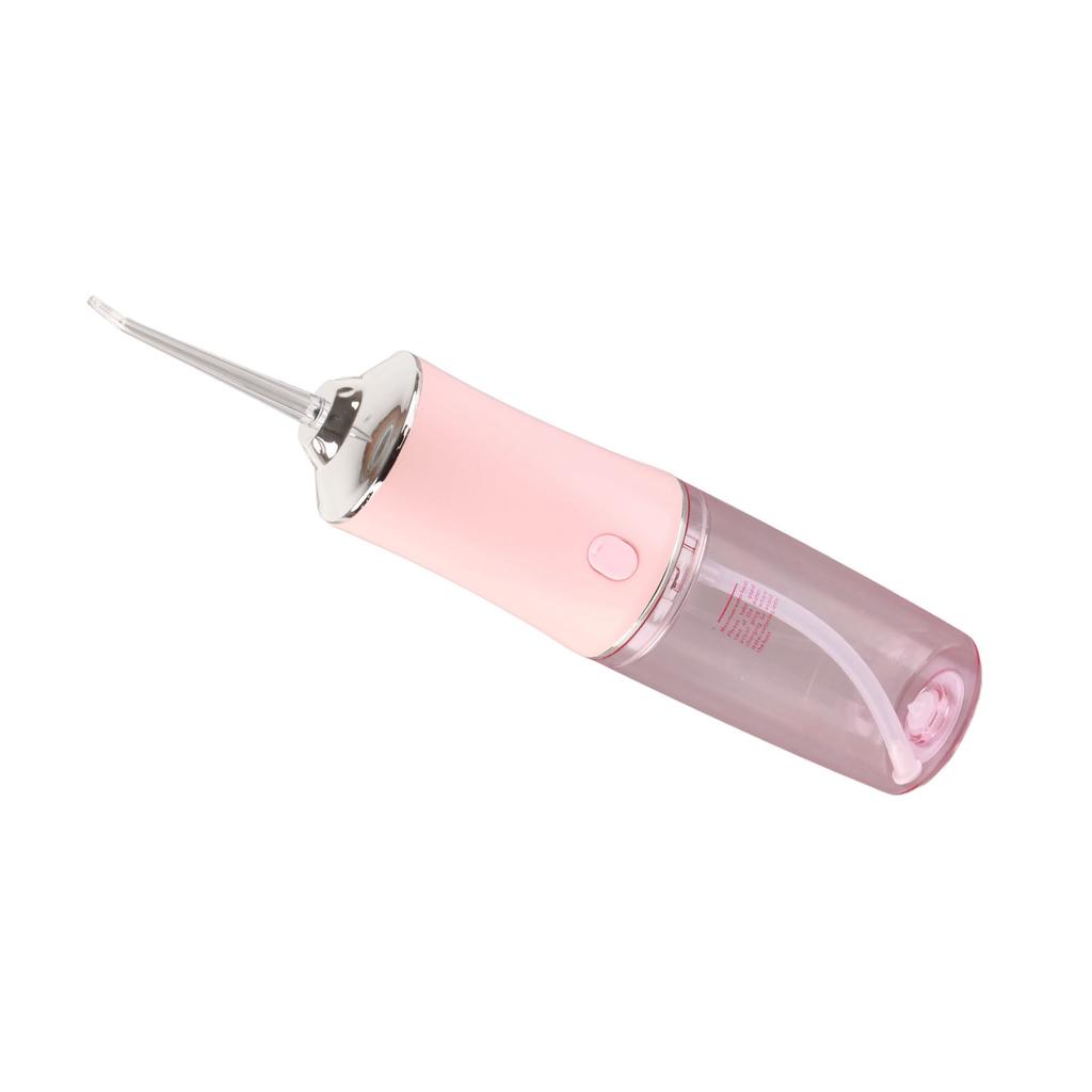 Portable Dental Oral Irrigator Food Residues Removal High Pressure Pulse Teeth Cleaner Pink