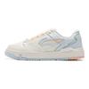 Li Ning Common 80s Slip Resistant, Abrasion Resistant, Breathable Low Top Skateboard Shoes Women's White Blue AGCV052-2