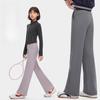 Pantaloni a zampa da bambina Vita alta Leggings da yoga Adolescenti Elastico stretch in vita Pantaloni sportivi per bambini Autunno Primavera
