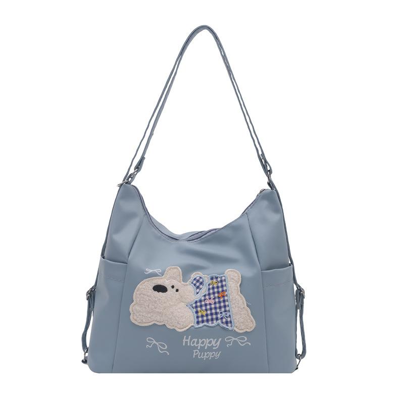 

Fashion puppy multi-purpose bag summer new commuter backpack, small fresh and cute tote bag синій