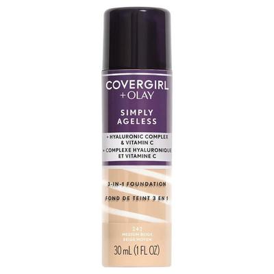 Olay Simply Ageless 3-in-1 Flüssigfoundation Medium Beige