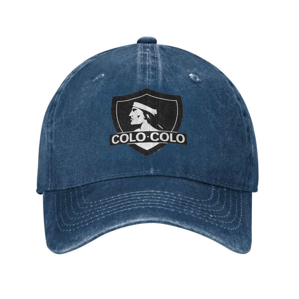 Social Y Deportivo Colo-Colo Denim Fabric Cap Casual Baseball Caps Adjustable Hat Summer Unisex Baseball Hats