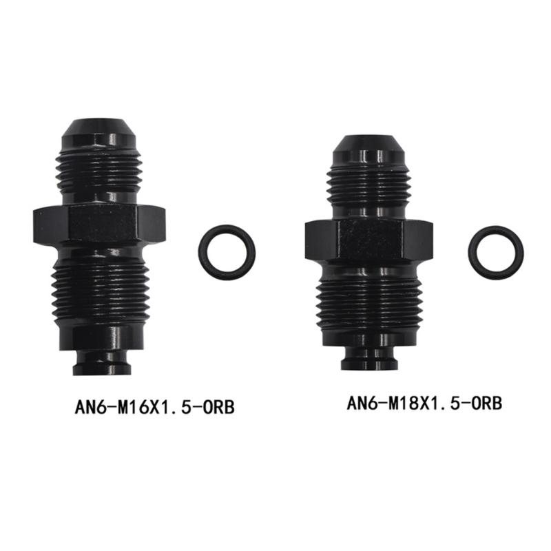 Aluminum Alloy Hydraulic Pump Rack Adapter Fitting Set For M16 and M18x1.5 Threads Suitable for Motorcycle Vehicle Repair