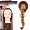 Perücke Friseurpuppenkopf Haarstyling Flechten Salon Übungskopf Modell 70cm