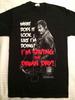 The Walking Dead Daryl Dixon Ik Red de Verdomde Dag Zwart T-shirt Nieuw Ongebruikt Unisex T-shirt
