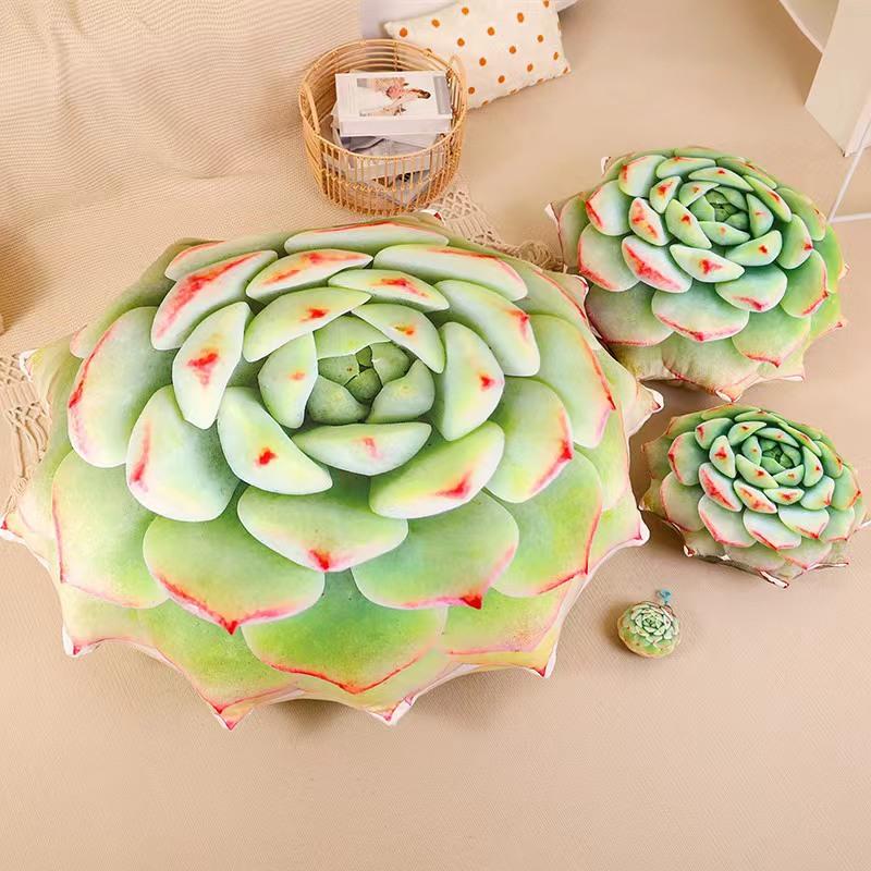 Kreatives Simulationskissen mit saftiger Pflanze, weich gepolstert, Heimdekoration, Büro, Auto, Rückenlehne, Nickerchenkissen als Weihnachtsgeschenk