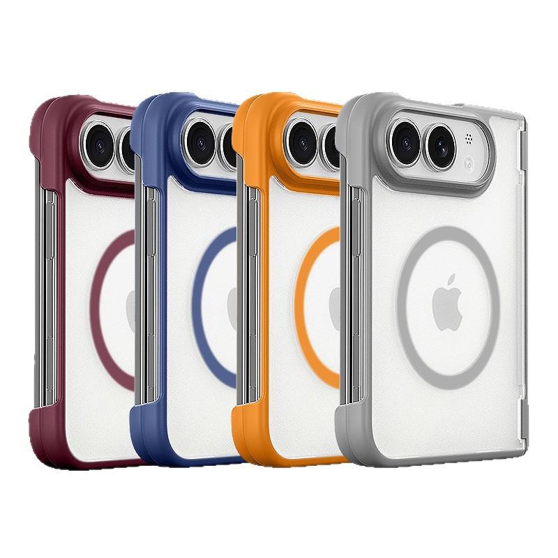 Magnetic Flip Phone Case IPhone Foldable Models PCTPU Full Cover Soft Edge Shockproof