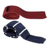 Pack of 2 Pieces Wool Knitted Flat Woven Tie Wedding Party