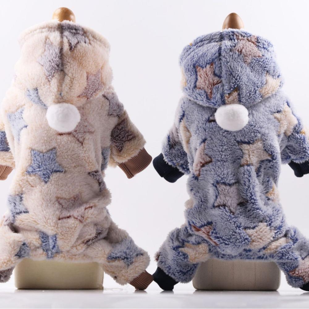 Four-legged Flannel Dog Pet Cat Dog Clothes Cat Supplies Warm Colorful Stripes