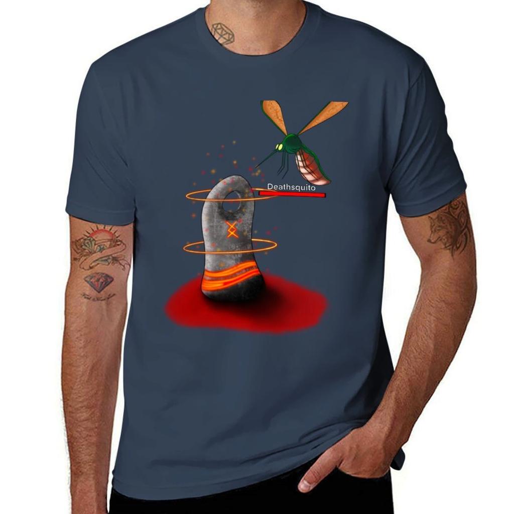 Deathsquito Pierre Valheim T-shirt t-shirts pour Unisexe graphique drôle coton t-shirt T-shirt