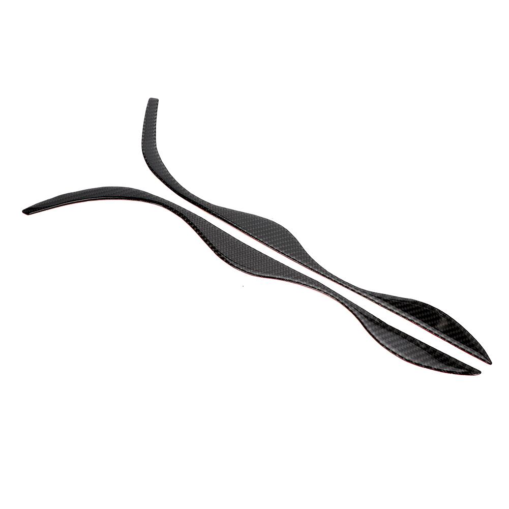 Carbon Fiber Headlight Eyebrows Trim Sticker Fits for E46 323i 328i 330i 325i 19992004