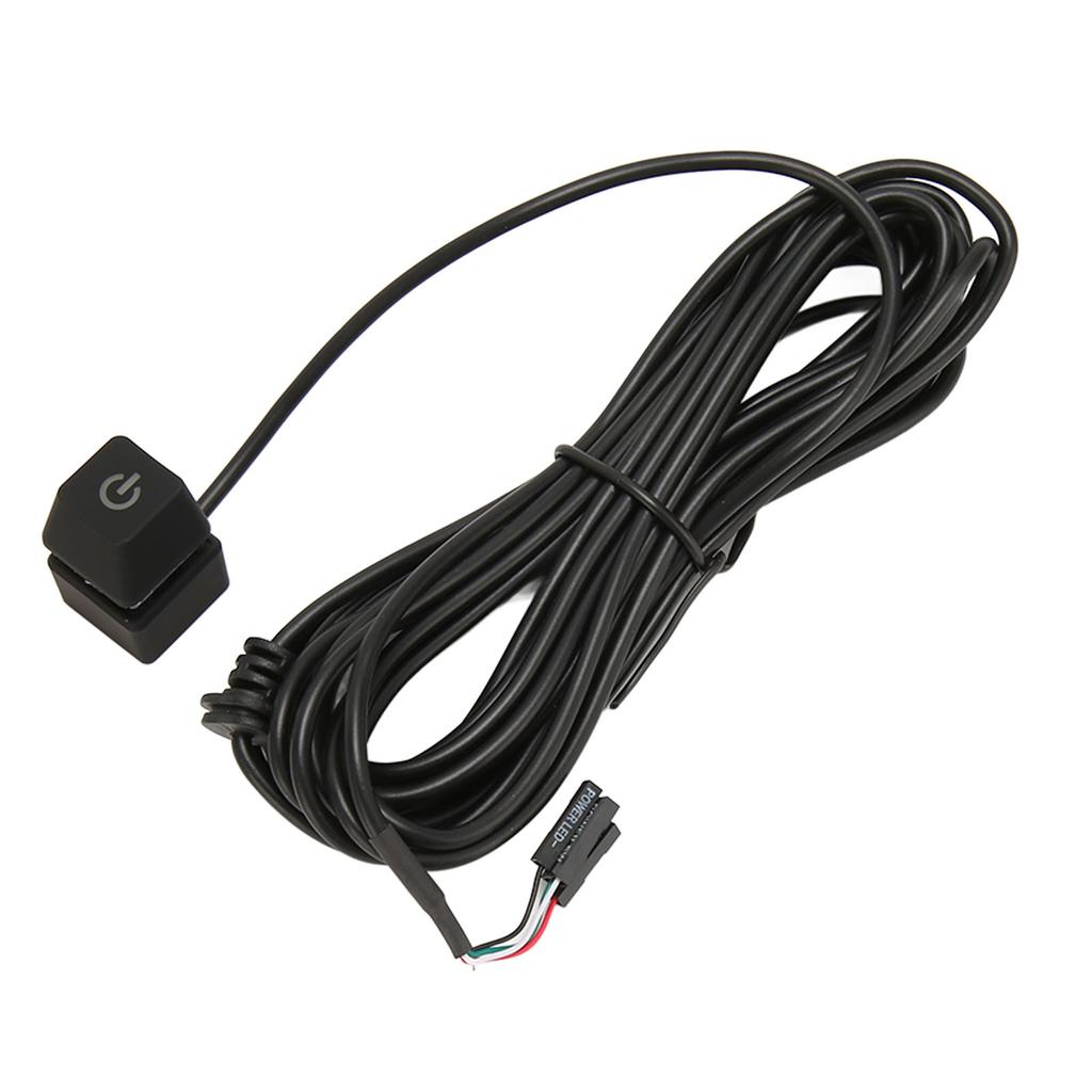 PC Power Button Extension External Flexibility PC Power Switch Power Supply Control Adapter Cable Computer Host Button