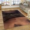 Color 3D Wood Grain Lines Rug Carpet for Living Room Bedroom Home Decor,Floor Mat Non-slip Decoration for Sofa Doormat Kid Gift