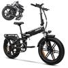 Paselec PX6 Bicicletă electrică pliabilă de 20 inch, 9 viteze, frâne hidraulice și baterie detașabilă 48V12Ah