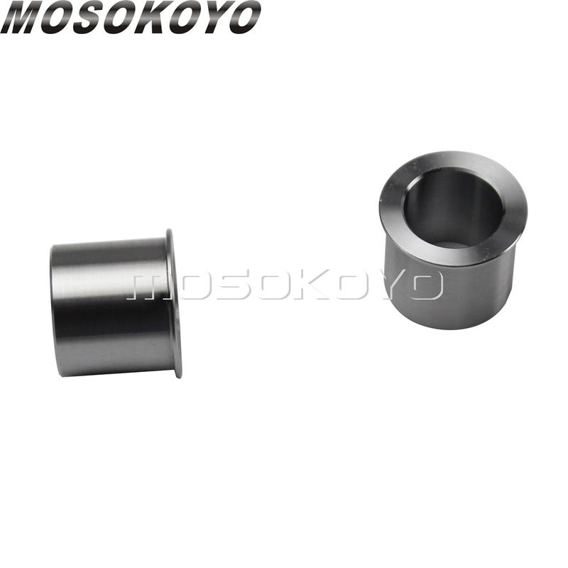 For Harley Wheel Bearing Reducers 1" To 3/4" Axle Reducer Spacer Kit for Sportster Touring Softail Dyna with 1" Sealed Bearings