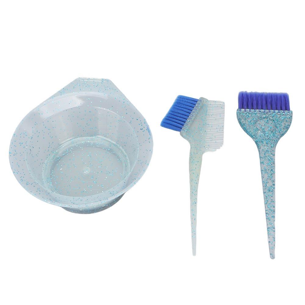 

Double-sided Comb Hair Dyeing Brushes Soft Bristle Brush Hair Coloring Dyeing Kit Home Use синій