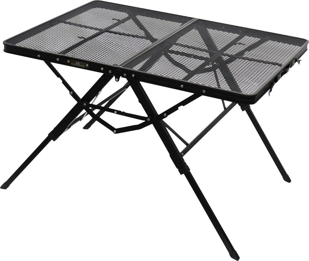 ogawa Outdoor Desk 3 High Low Table Tough Mesh II Black 1991