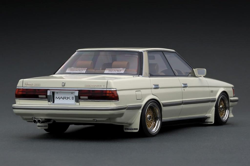 ignition model scale Toyota Mark II Grande Limited Pearl White finished product IG3822 TK.Company 1/18 (GX71)