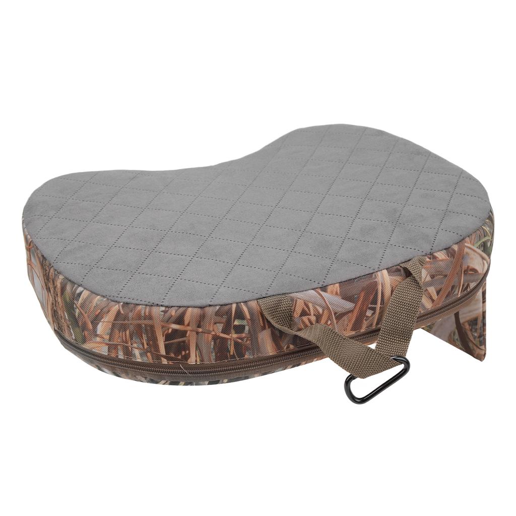 Portable Heating Cushion 3 Gears Soft Camouflage Outdoor Heated Seat Pad for Camping Fishing Concert Reed