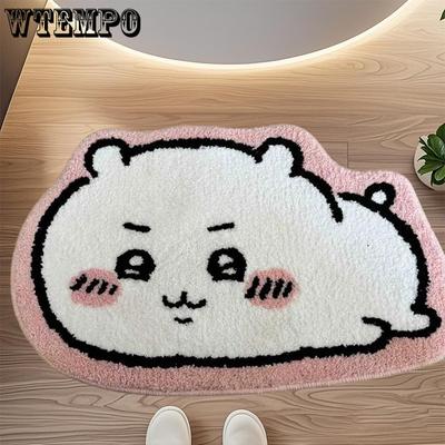 Cute Thickened Bathroom Floor Mat Home Carpet Toilet Door Plush Absorbent Foot Mat