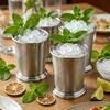 Whiskey Glass Julep Cups Copper Plated Wine Glasses 350ml Hammered Texture Metal Cocktail Glass Rust Resistant Barware for Party Bar Home Restaurant