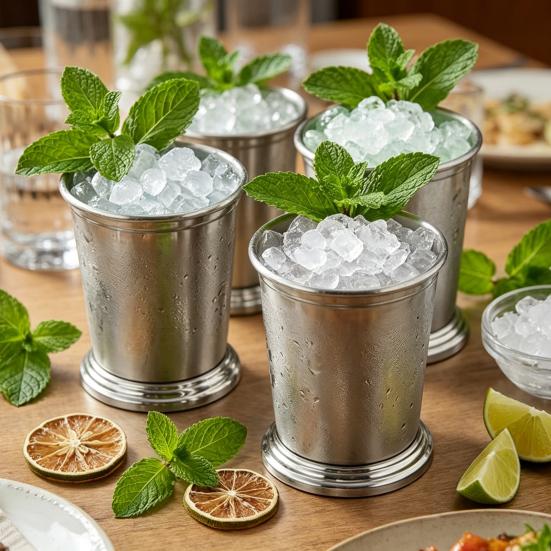 Whiskey Glass Julep Cups Copper Plated Wine Glasses 350ml Hammered Texture Metal Cocktail Glass Rust Resistant Barware for Party Bar Home Restaurant