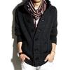 MAITA Men's Wool Cardigan Sweaters Stand Collar Sweaters
