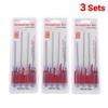 Slotted Cross Hand Screwdriver Set 4Pcs Transparent Blue Handle Manual Repair Tools for Home Garage Workshop