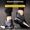 Indestructible Safety Shoes For Men Steel Toe Anti-puncture Men's Work Shoes Lightweight Slip Resistant Air Cushion Sneaker