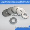 Heavy-Duty Galvanized Flat Washer Set (Sizes M3-M20)