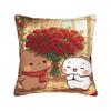 Pillow Case Panda Bubu Dudu Pattern Polyester Pillow Cover Cushion Cover Graphic Pillowcases For Chair Sofa Home Decoration