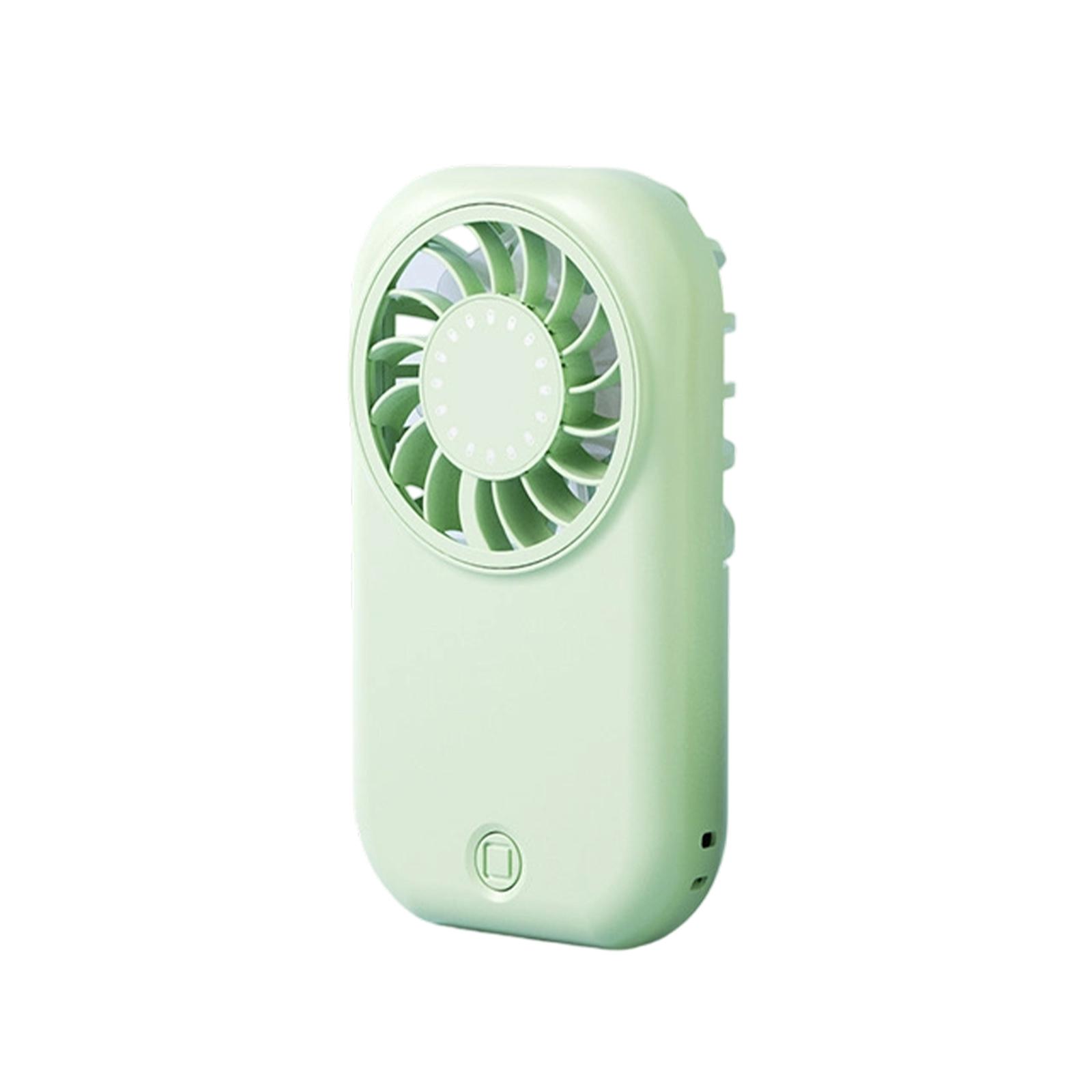 

Portable Handheld USB Fan Rechargeable Mini Personal Fan with Adjustable Speed for Indoor Outdoor Use Lightweight and Compact Design One Size зелёный