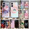 For Vivo T1 4G Case V2153 Covers TPU Black Silicone Landscape Cover for Vivo T1 44W Case VivoT1 Y55 4G Shockproof Soft Shells