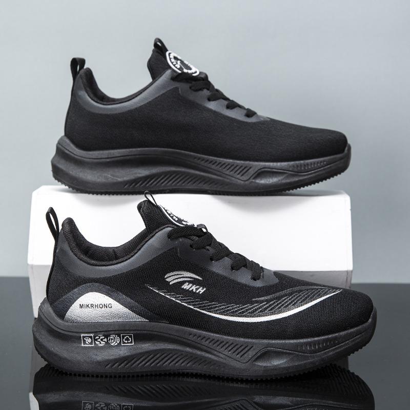 Men's Sneakers 2024 Autumn New Fashion Trend Sports Shoes Casual Breathable Lightweight Lace Up Wear-resistant Running Shoes