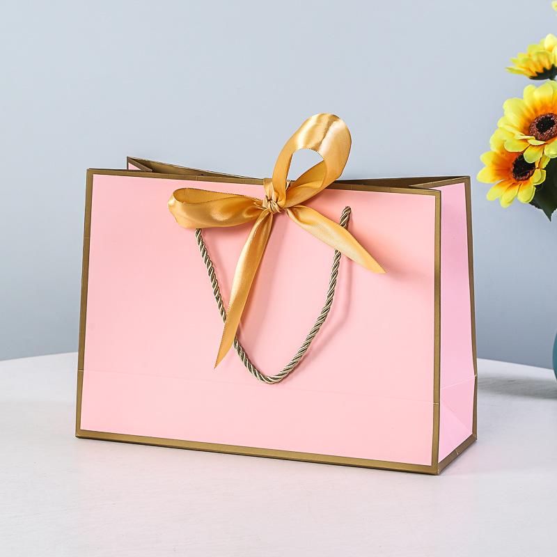 Gift, Cosmetic & Shopping Paper Bags with Bow Handles