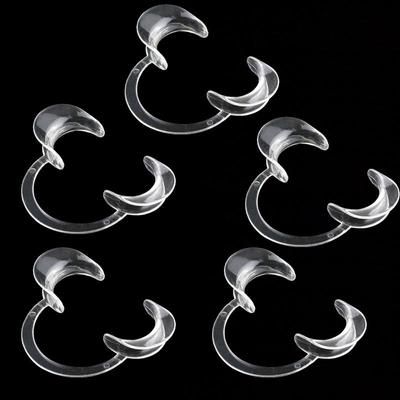 5PCS Dental Mund Opener C Form Intraorale Cheek Lip Retractor Mund Spreizer Kunststoff