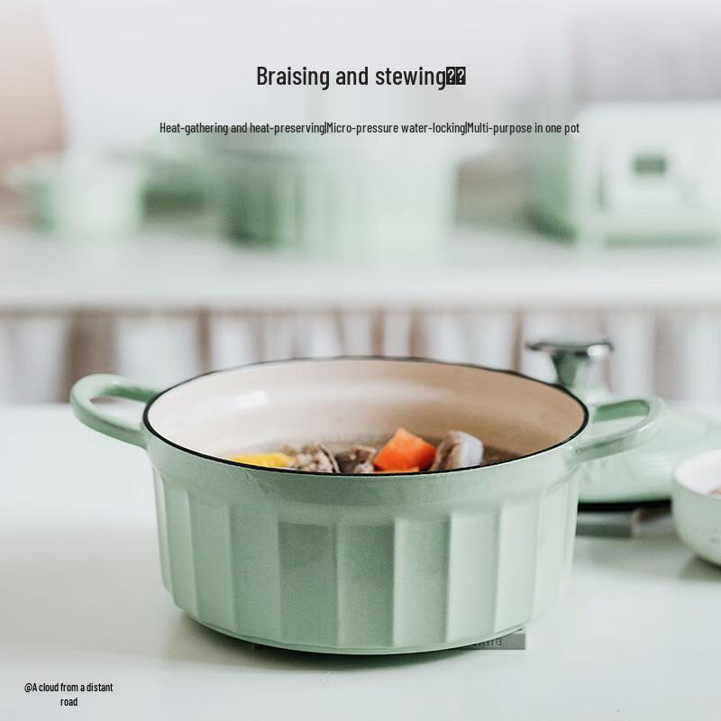 Buydeem CP521 Cast Iron Enamel Multi-Purpose Pot