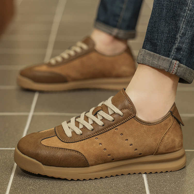Fashion High Sole Round Toe Black Basketball Shoes Oxford Shoes For Dresses White Dress Shoes Men Sneakers Sport Runners Topanky