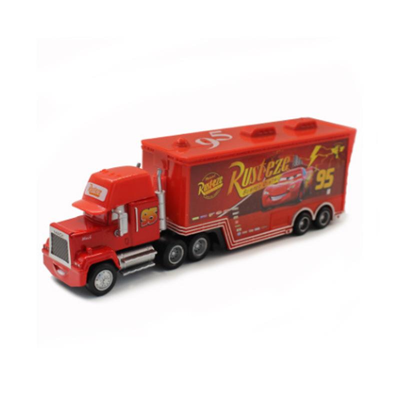 1:55 Disney Pixar Carros 3 Relâmpago McQueen Black storm Jackson Cruz Tio Mack Caminhão Série Carros de Liga Leve Brinquedos brinquedo de menino presente para criança